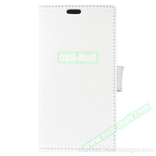 Alibaba Trade Assurance Crazy Horse Texture Leather Cover for ASUS ZenFone C Wallet Case
